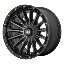 KM102 Signal Satin Black With Gray Tint 20x9 6x135, 6x139.7 (6x5.5) 0mm