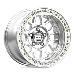 KMC KM235 Grenade Crawl Beadlock Machined 17x8.5 5 to 8 lug 4.75 BS 0MM Offset 108.00MM hub bore