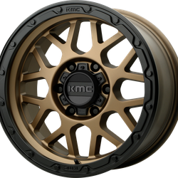Grenade Off-Road 20x9 Matte Bronze Matte Black Lip 6x139.7 (6x5.5) Bolt Pattern 18mm Offset