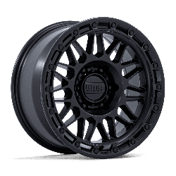 KMC KM555 Attack Matte Black 17x8.5 6x135 BP 4.75 BS 0MM Offset 87.10MM hub bore