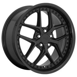 Vice 20x9 5x112 Gloss Black w/ Matte Black Face (38 mm)
