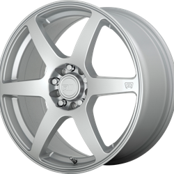 CS6 16x7 Hyper Silver 5x108 (5x4.25), 5x114.3 (5x4.5) Bolt Pattern 40mm Offset