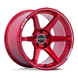 Motegi MR160 Battle VI Cherry Red Metallic With Machined Lip 18x10.5 5x114.3 (5x4.5) BP 6.73 BS +25MM Offset 72.56MM hub bore