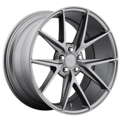Misano 18x8 Matte Gun Metal 5x120 Bolt Pattern 40mm Offset