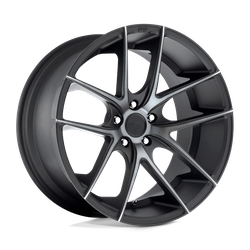 Niche 1 Piece M130 Targa Matte Black Double Dark Tint 20x10.5 5x130 BP 7.32 BS +40MM Offset 71.50MM hub bore