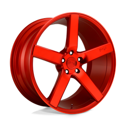 Niche 1 Piece M187 Milan Candy Red 20x10.5 5x120 BP 7.13 BS +35MM Offset 72.56MM hub bore