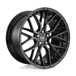 Niche 1 Piece M190 Gamma Matte Black 19x8.5 5x112 BP 6.40 BS +42MM Offset 66.56MM hub bore
