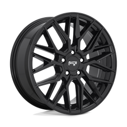 Niche 1 Piece M224 Gamma Gloss Black 18x8 5x112 BP 6.15 BS +42MM Offset 66.56MM hub bore