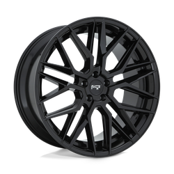 Niche 1 Piece M224 Gamma Gloss Black 22x10.5 5x130 BP 7.13 BS +35MM Offset 84.10MM hub bore