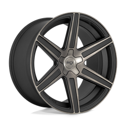 Niche 1 Piece M236 Carina Matte Machined Double Dark Tint 20x10.5 5x112 BP 7.32 BS +40MM Offset 66.56MM hub bore