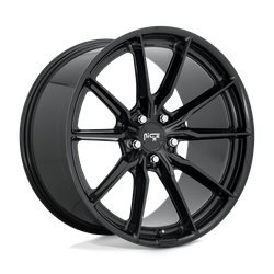 Niche 1 Piece M240 Rainier Gloss Black 19x9.5 5x112 BP 7.22 BS +50MM Offset 66.56MM hub bore