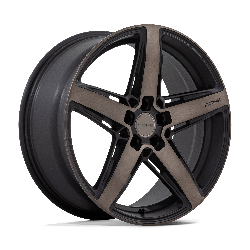 Niche 1 Piece M271 Teramo Matte Black With Double Dark Tint 20x9 5x114.3 (5x4.5) BP 5.98 BS +25MM Offset 72.56MM hub bore