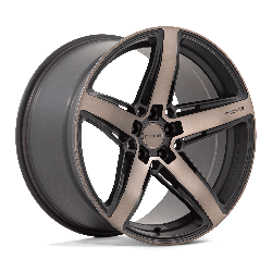 Niche 1 Piece M271 Teramo Matte Black With Double Dark Tint 20x10.5 5x112 BP 6.54 BS +20MM Offset 66.56MM hub bore