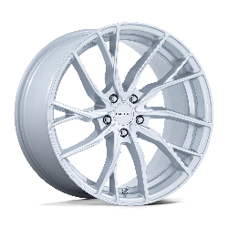 Niche 1 Piece M273 Novara Silver 20x10.5 5x114.3 (5x4.5) BP 6.54 BS +20MM Offset 72.56MM hub bore