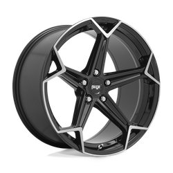 N259 Arrow Gloss Black Brushed 20x10.5 5x120 +35mm