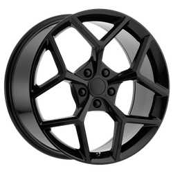 Performance Replicas PR126 Gloss Black 20x10 5x120 BP 6.41 BS +23MM Offset 67.06MM hub bore