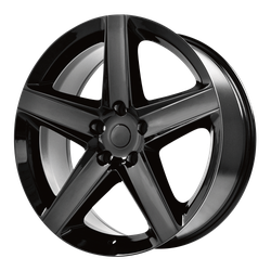 Performance Replicas PR129 Gloss Black 20x9 5x127 (5x5) BP 6.34 BS +34MM Offset 71.50MM hub bore