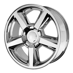 Performance Replicas PR131 Chrome 20x8.5 6x139.7 (6x5.5) BP 5.97 BS +31MM Offset 78.10MM hub bore