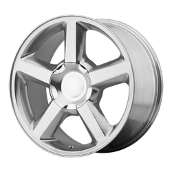 Performance Replicas PR131 Polished With Clear Coat 20x8.5 6x139.7 (6x5.5) BP 5.97 BS +31MM Offset 78.10MM hub bore