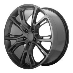 Performance Replicas PR137 Matte Black 20x10 5x127 (5x5) BP 7.47 BS +50MM Offset 71.50MM hub bore