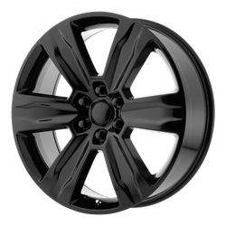 Performance Replicas PR172 Gloss Black 22x9 6x135 BP 6.73 BS +44MM Offset 87.10MM hub bore