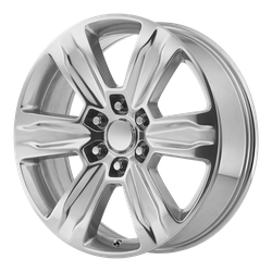 Performance Replicas PR172 Polished 22x9 6x135 BP 6.73 BS +44MM Offset 87.10MM hub bore