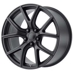 Performance Replicas PR181 Satin Black 20x10 5x127 (5x5) BP 7.47 BS +50MM Offset 71.50MM hub bore