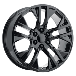 Performance Replicas PR187 Gloss Black 22x9 6x139.7 (6x5.5) BP 5.94 BS +24MM Offset 78.10MM hub bore
