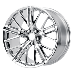 Performance Replicas PR194 Chrome 20x10 5x120 BP 6.41 BS +23MM Offset 67.06MM hub bore