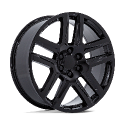 Performance Replicas PR203 Gloss Black 22x9 6x139.7 (6x5.5) BP 6.10 BS +28MM Offset 78.10MM hub bore