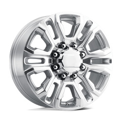 Performance Replicas PR207 Chrome 22x8.5 8x180 BP 6.48 BS +44MM Offset 124.20MM hub bore