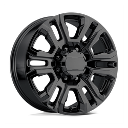Performance Replicas PR207 Gloss Black 22x8.5 8x165.1 (8x6.5) BP 5.34 BS +15MM Offset 121.30MM hub bore
