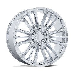 Performance Replicas PR223 Chrome 22x9 6x139.7 (6x5.5) BP 6.10 BS +28MM Offset 78.10MM hub bore