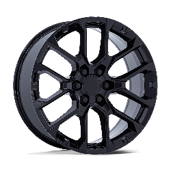 Performance Replicas PR224 Gloss Black 22x9 6x139.7 (6x5.5) BP 6.10 BS +28MM Offset 78.10MM hub bore