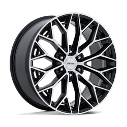 Petrol PE006 P5E Gloss Black With Machined Face 20x9.5 6x135 BP 6.43 BS +30MM Offset 87.10MM hub bore