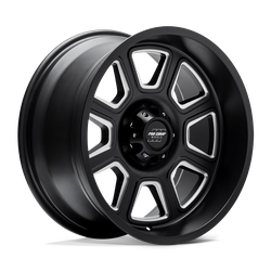 Pro Comp Alloys PA064 Gunner Satin Black Milled 20x10 8x180 BP 4.79 BS -18MM Offset 124.20MM hub bore