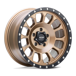 Pro Comp Alloys PA34 Rockwell Matte Bronze With Black Lip 17x8.5 6x135 BP 4.75 BS 0MM Offset 87.10MM hub bore