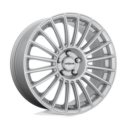 Rotiform R153 Buc Gloss Silver 20x8.5 5x120 BP 6.10 BS +35MM Offset 72.50MM hub bore