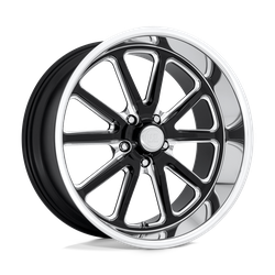 Black & Milled Rambler 18x9.5 5x5.0 +1mm