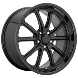 Rambler 20x10 Gloss Black Matte Black 5x120 Bolt Pattern 35mm Offset