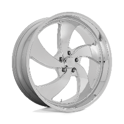 US Mag 1 Piece U132 Desperado Chrome 20x8 5x120.65 (5x4.75) BP 4.54 BS +1MM Offset 72.56MM hub bore