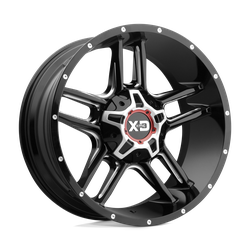 XD Series XD839 Clamp Gloss Black Milled 20x9 6x135, 6x139.7 (6x5.5) BP 5.00 BS 0MM Offset 106.10MM hub bore