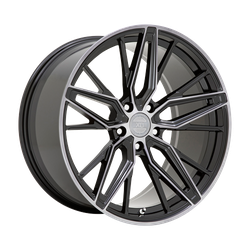 Zurich Gloss Black Machined Dark Tint 20x10.5 5x112 +30mm