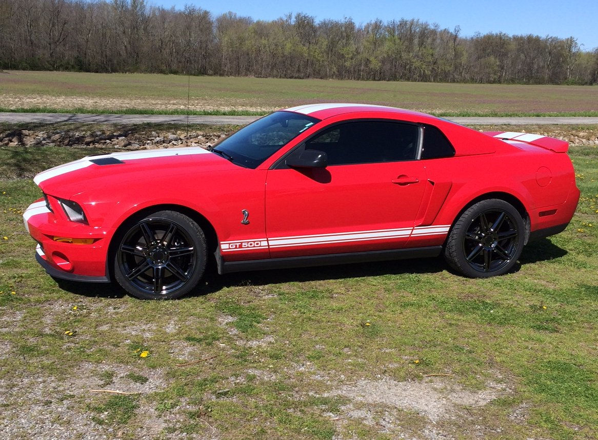 2008 Mustang GT500 with Niche Lucernes