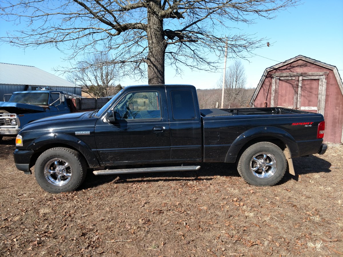 2008 Ranger with Chrome Torq Thrusts