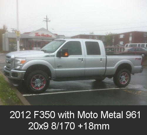 2012 F350 with MO961
