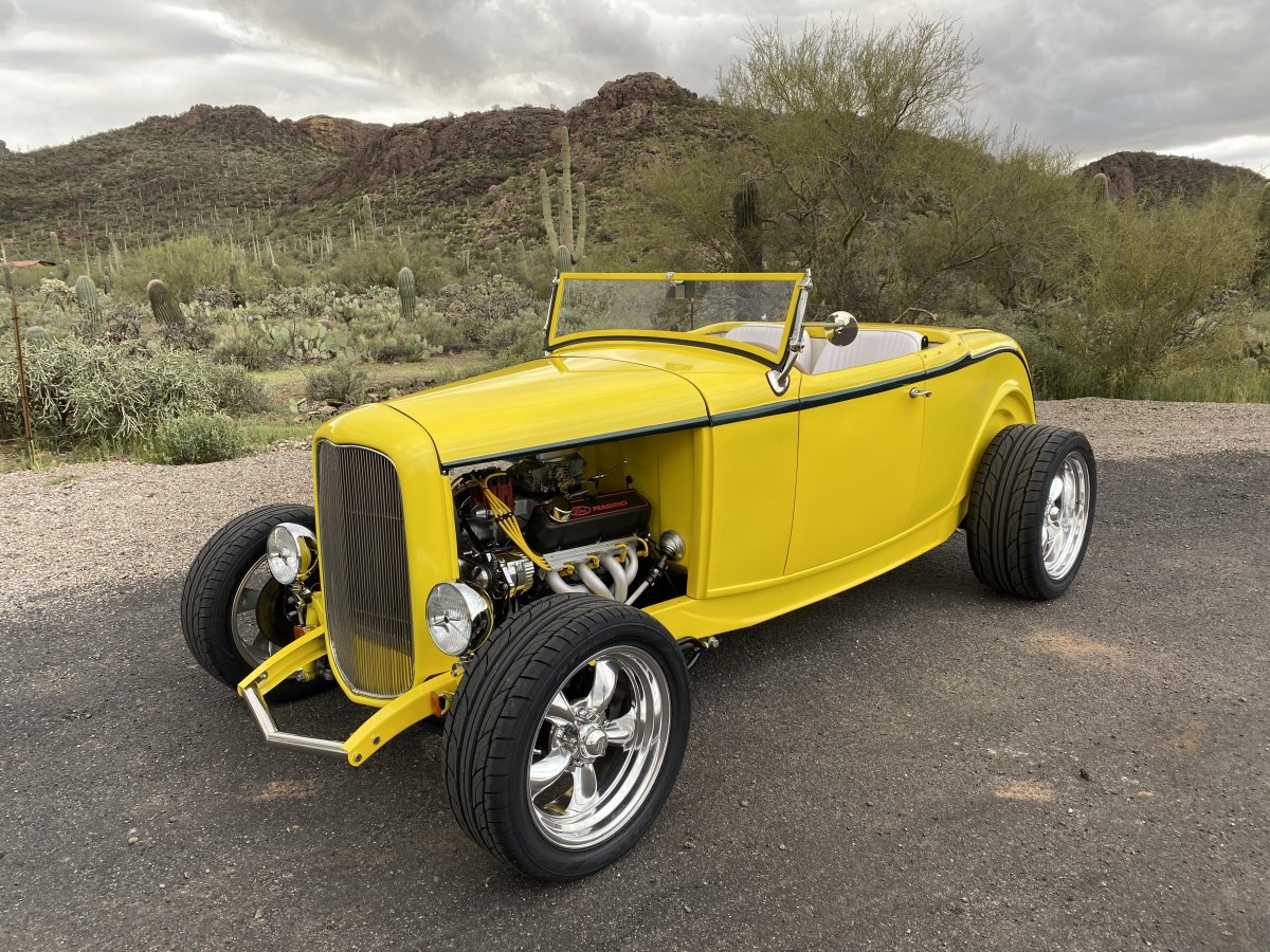 1932 Roadster with Torq Thrust Wheels