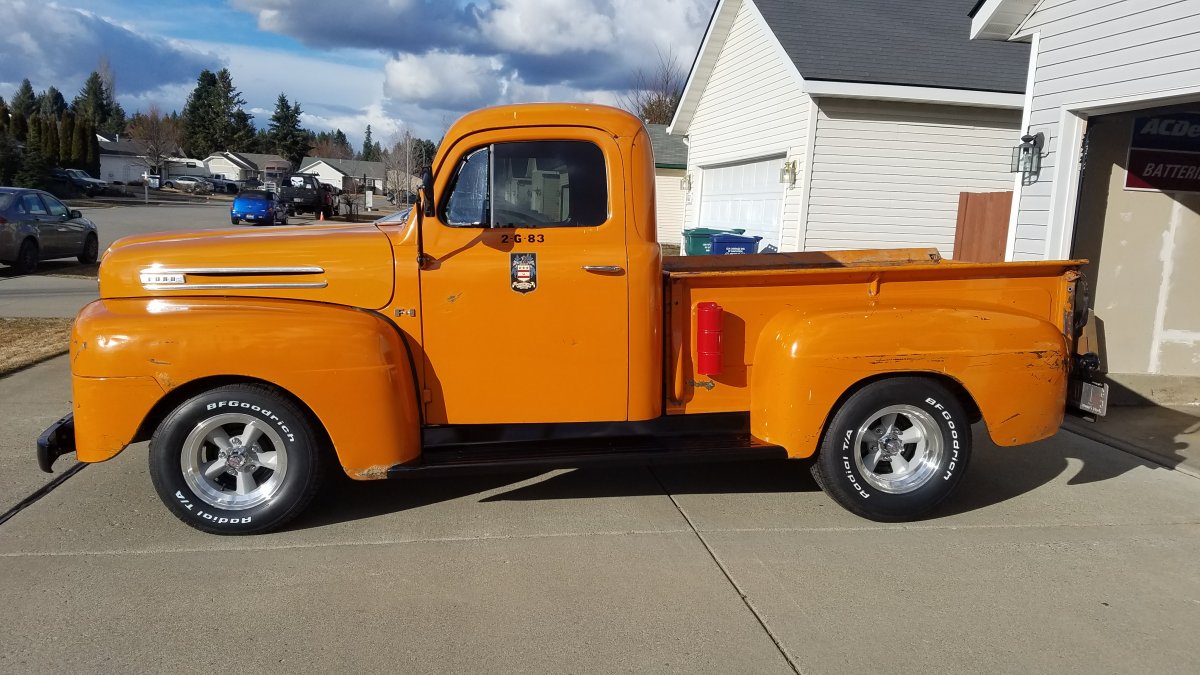 1949 F-1 with Torq Thrust Originals