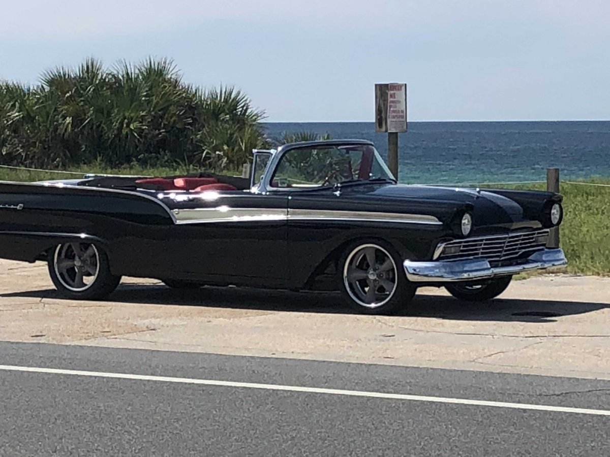 1957 Fairlane with Billet Specialties Mags