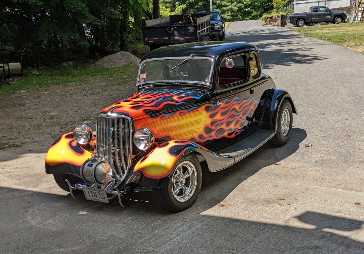1933 5 Window with Chrome Torq Thrust D Wheels